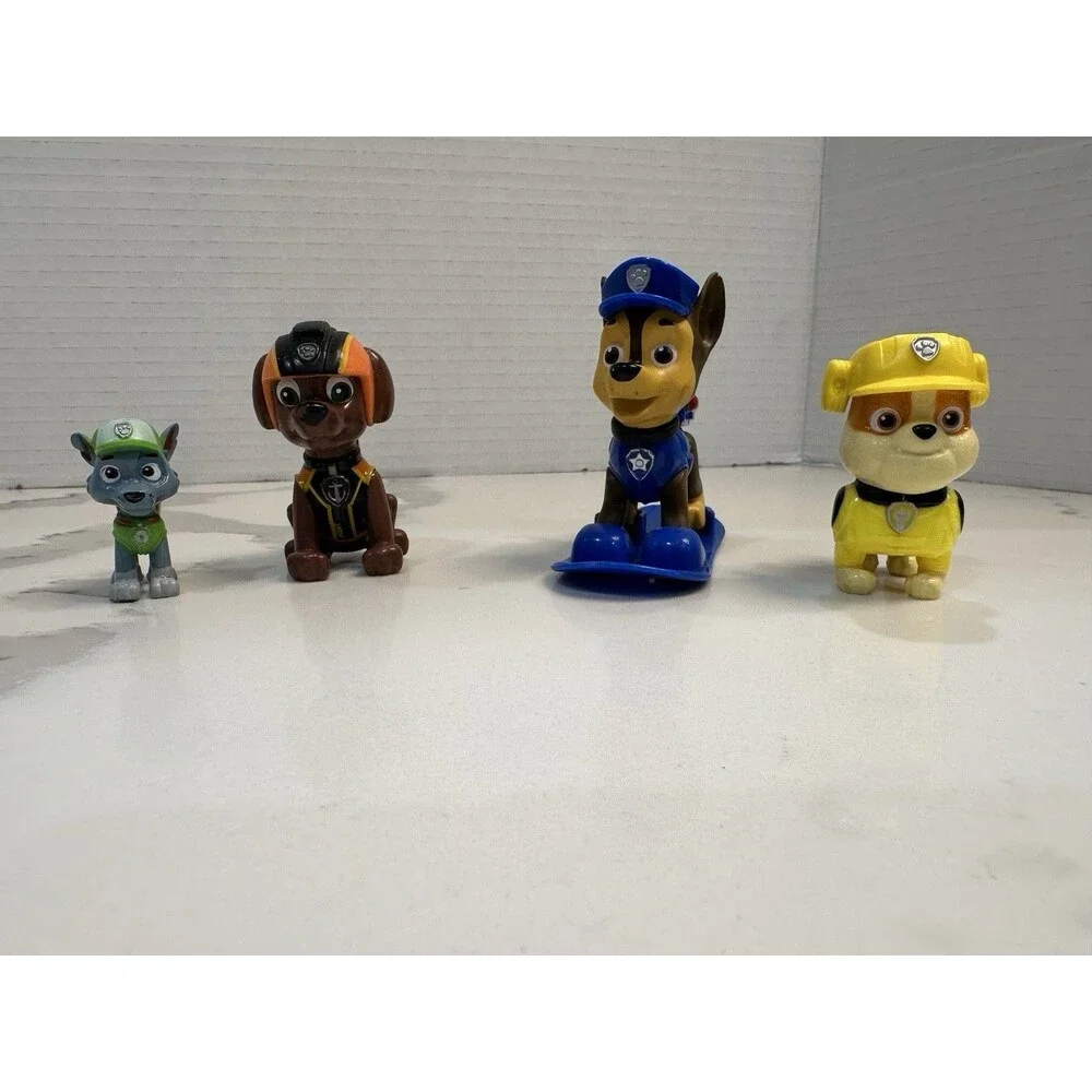Paw Patrol Lot Of 4 Figures! Est 3” Tall